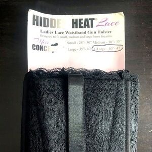 New Women’s Hidden Heat Lace Conceal Carry Holster, XL